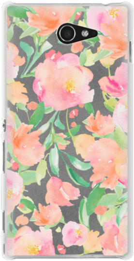 Cute Watercolor Flower Iphone Case - Rosa Arkansana (300x547), Png Download