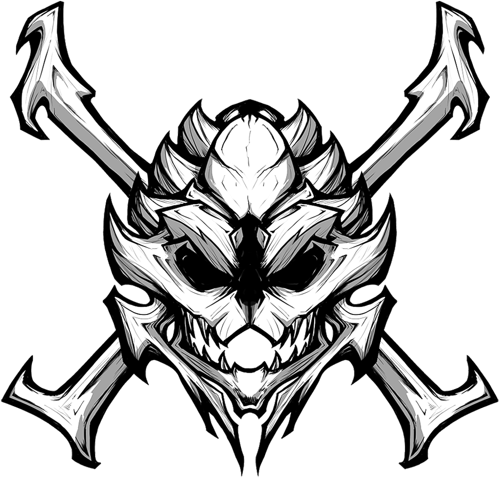Wild Banshee Guild - Mass Effect Turian Skull (1151x1003), Png Download