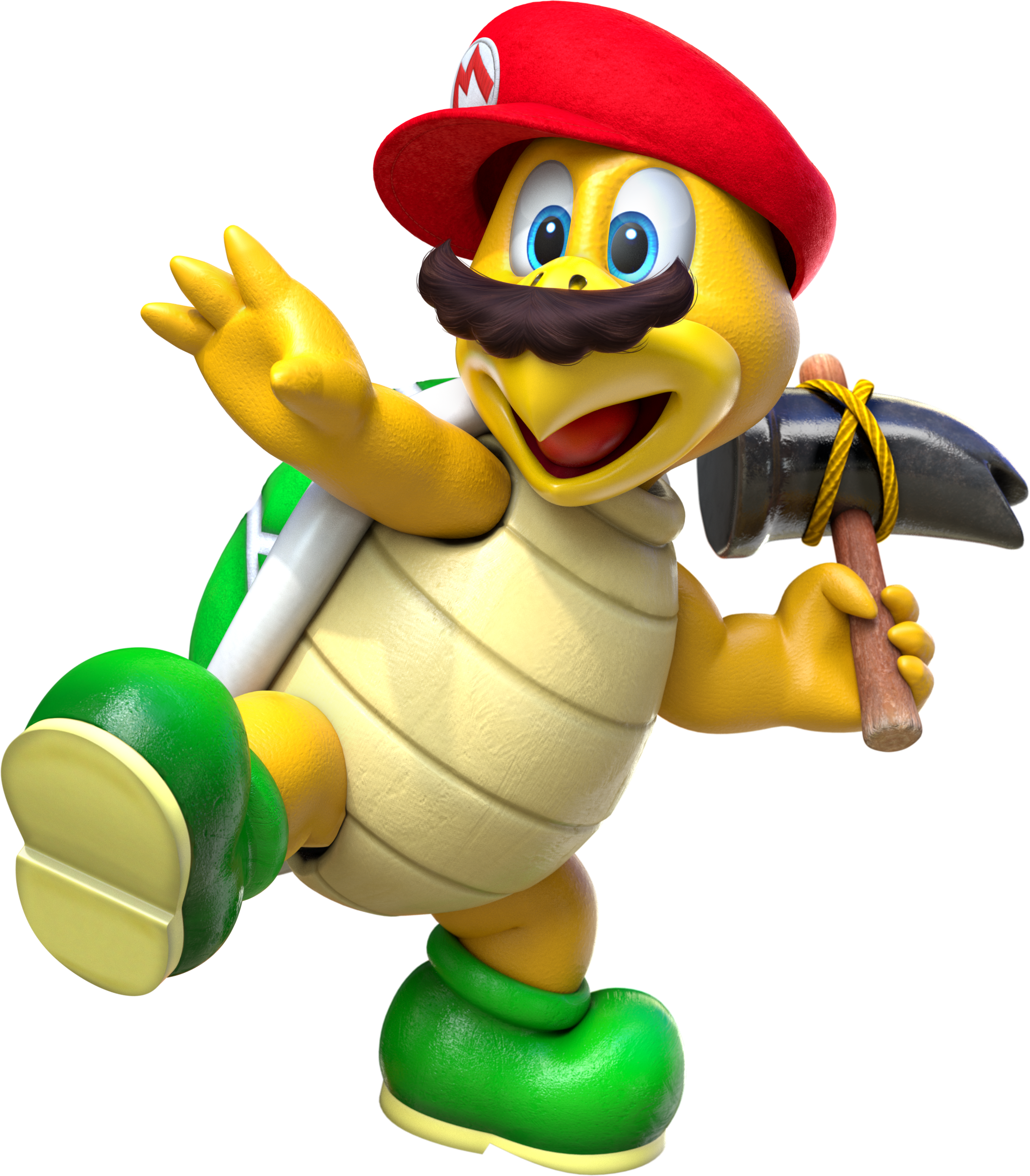 File Size - Super Mario Odyssey Hammer Bro (2189x2500), Png Download