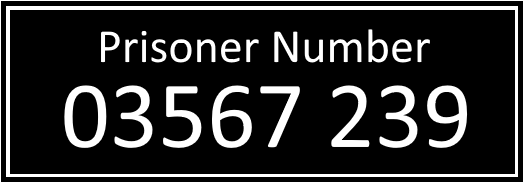 Jailnumbers2 - Signage (1800x1266), Png Download