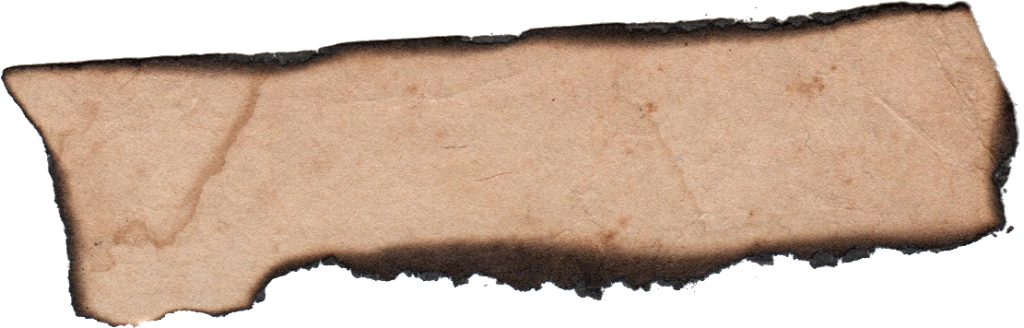 Png File Size - Burnt Paper Png (1024x328), Png Download