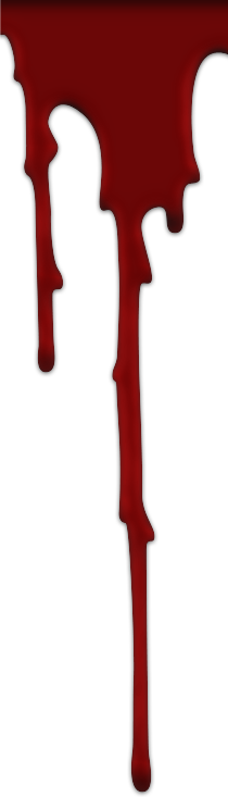 Dripping Blood Png - Dripping Blood (210x733), Png Download
