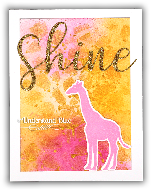 Smooch Background On Watercolor With Giraffe By Understand - Giraffe (650x813), Png Download