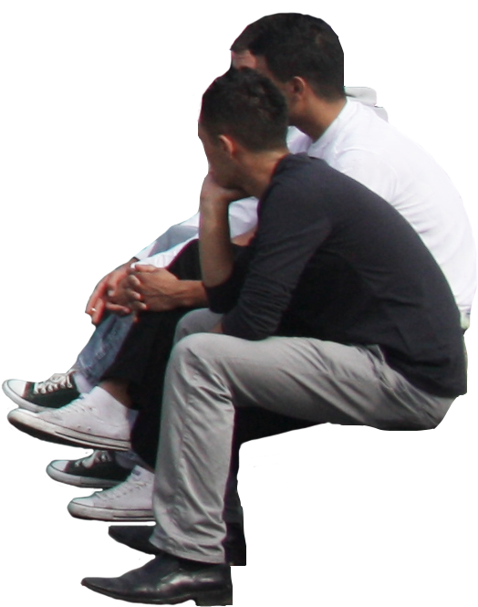 People Sitting On Chairs Png - Chair (744x744), Png Download