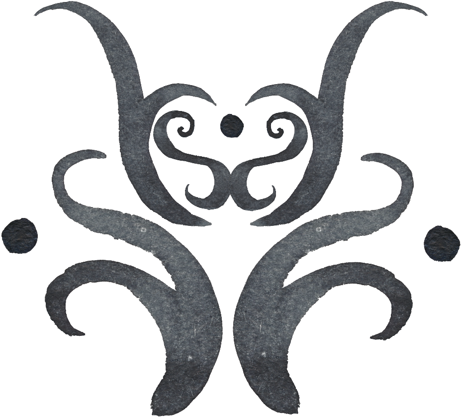 This Graphics Is Black And White Lines, Watercolor, - Symmetry (1024x1024), Png Download