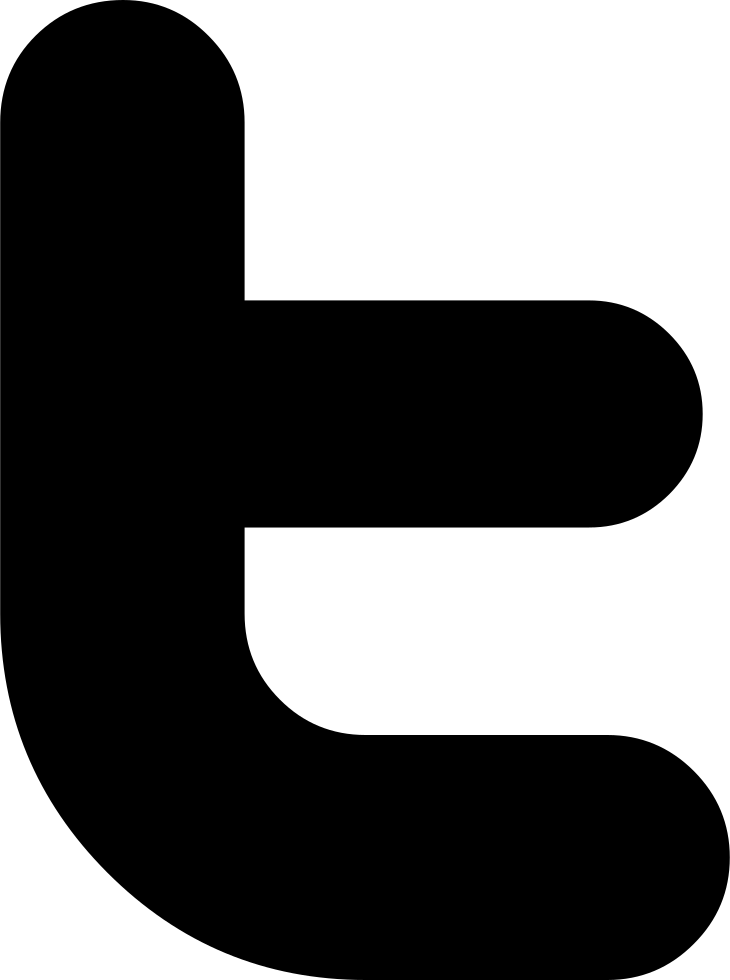 Twitter Letter Logo (730x980), Png Download