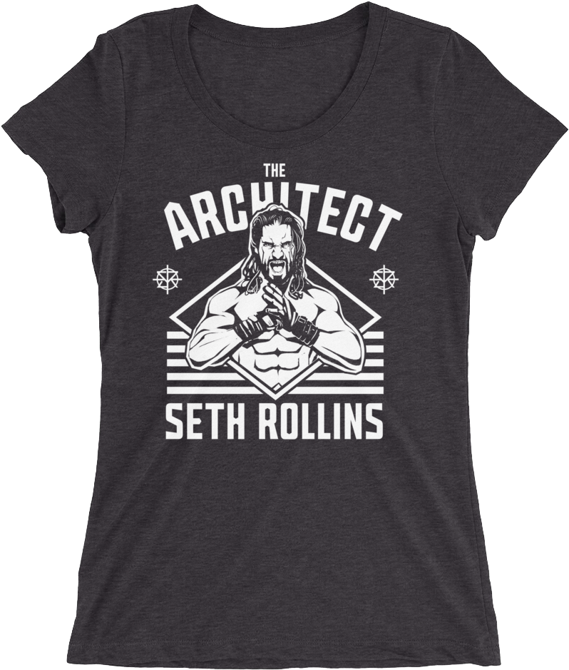 Seth Rollins "the Artchitect" Tri-blend Women's - Wonder Book T Shirts (1000x1000), Png Download