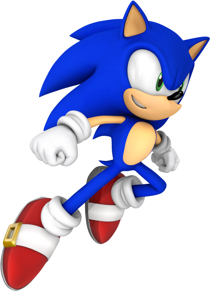 Sonic Leap Speed Render By Nibroc Rock-d9q7har - My Hero Academia Sonic (1024x1024), Png Download