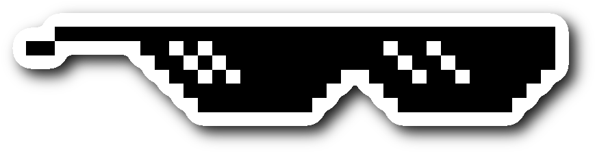 Thuglife Shades Sticker - Shades Sticker (1064x1064), Png Download