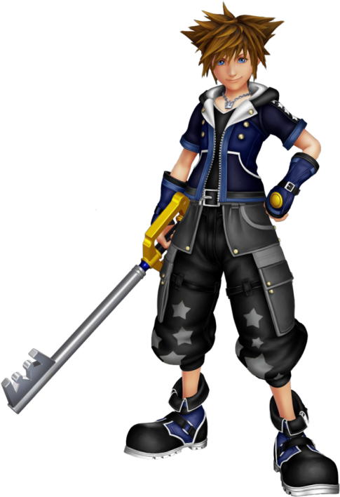 3 - Sora Kingdom Hearts 2018 (500x708), Png Download