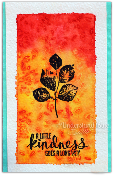 Stampin' Up Hand Crafted Card From Understand Blue - Floral Design (500x737), Png Download