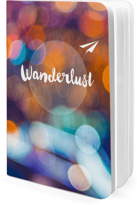 Dailyobjects Wanderlust Bokeh A5 Notebook Plain Buy - Mobile Phone (600x700), Png Download