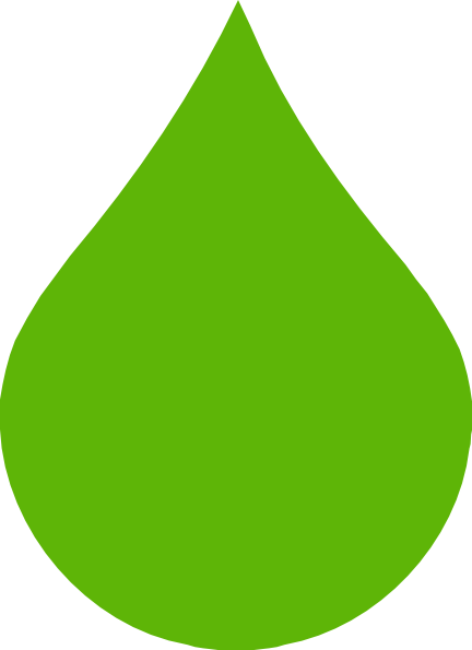 How To Set Use Green Raindrop Clipart (432x595), Png Download
