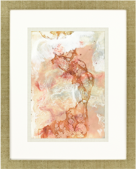 Coral Lace I - 'coral Lace I' Painting Print On Canvas East Urban (550x550), Png Download