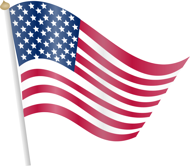 Free To Use Public Domain American Flag Clip Art - Transparent American Flag Png (800x700), Png Download