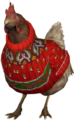 Chicken Christmas - Chicken Cs Go Png (403x448), Png Download