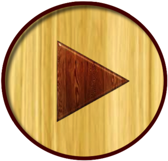 Play Icon Wood, Play, Play Music, Play Song Png And - Button Pause Png Wood (360x360), Png Download