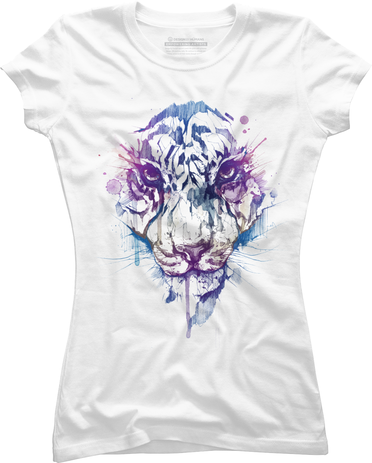 Tiger Women's T-shirt - T-shirt (1500x1800), Png Download