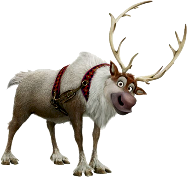 Downloads - Kristoff And Sven Frozen (639x605), Png Download