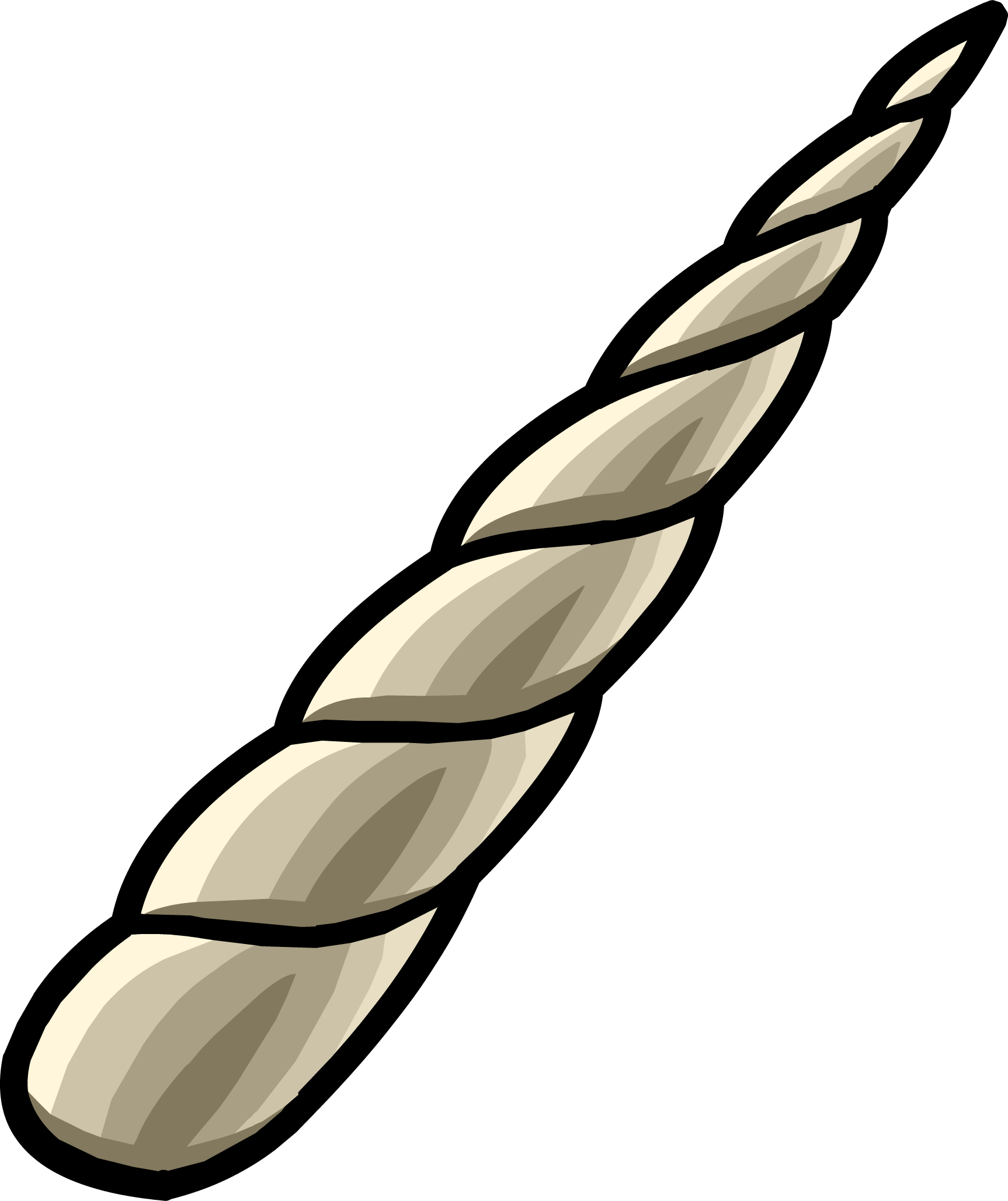 Unicorn Horn (1726x2056), Png Download