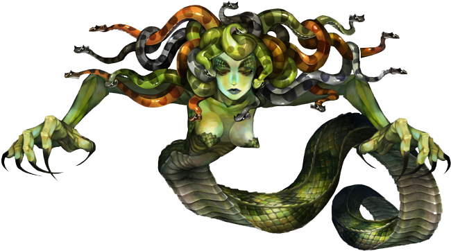 Medusa - Dragon's Crown Monster (684x392), Png Download
