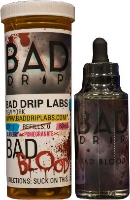 Bad Blood E-liquid - Bottle (600x600), Png Download