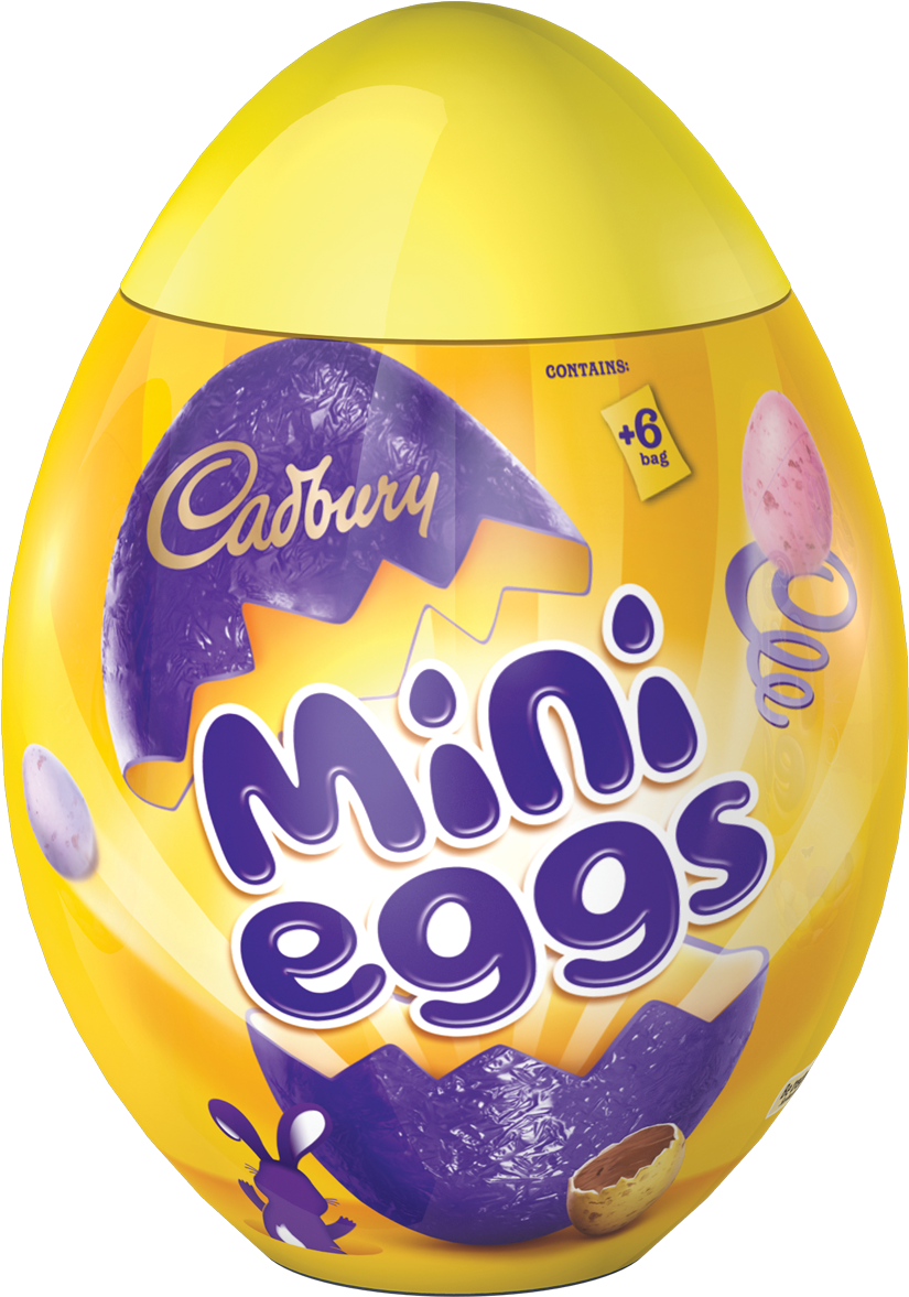 Cadbury Mini Eggs Plastic Egg 231g - Cadbury Mini Egg Cakes (1200x1200), Png Download