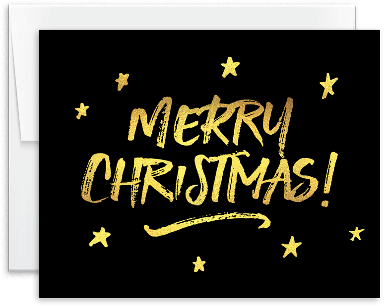 Merry Christmas Holiday Card - Christmas Card (1000x1000), Png Download