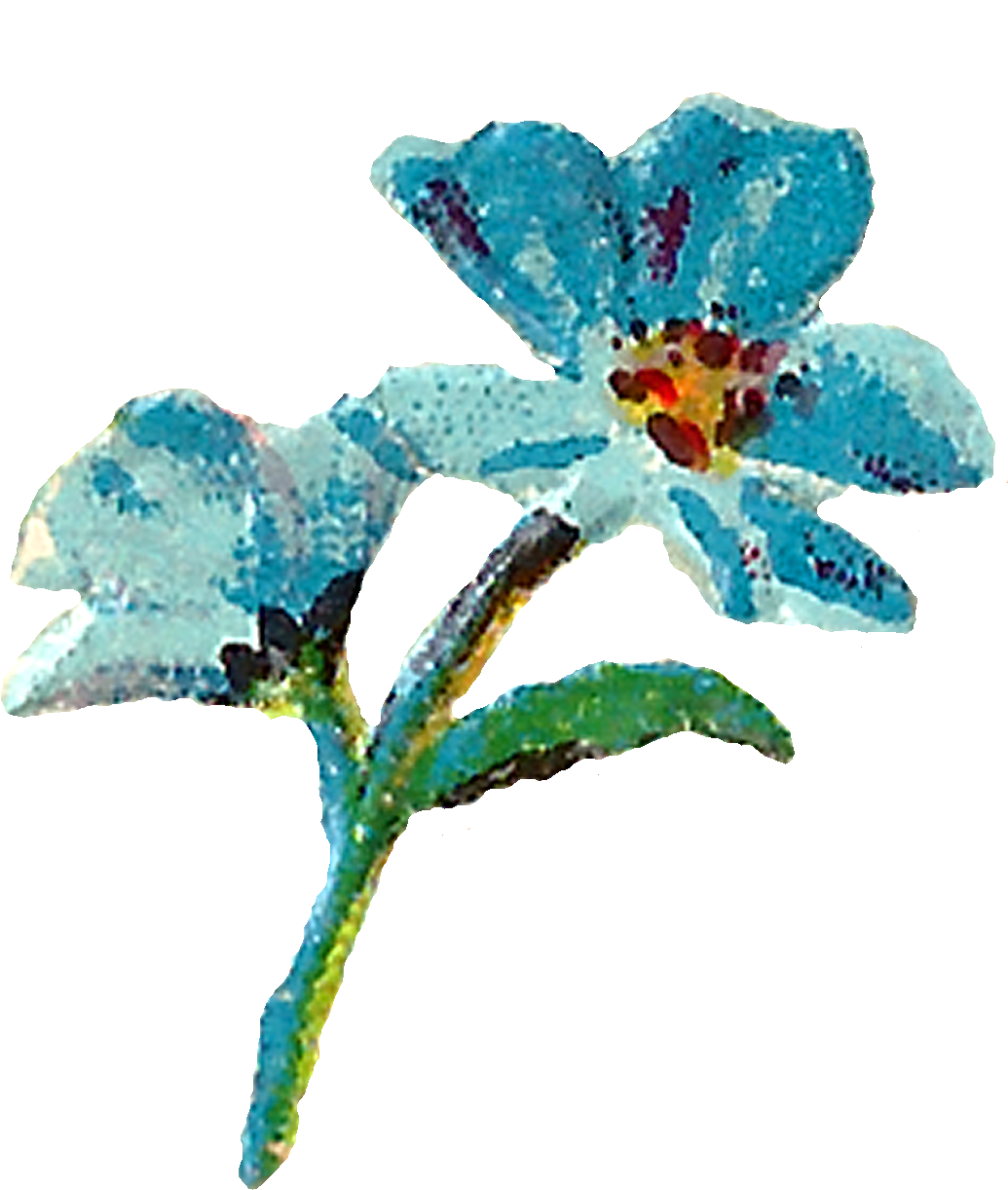 Pastel Floral Clipart Downloads - Clip Art (1257x1344), Png Download