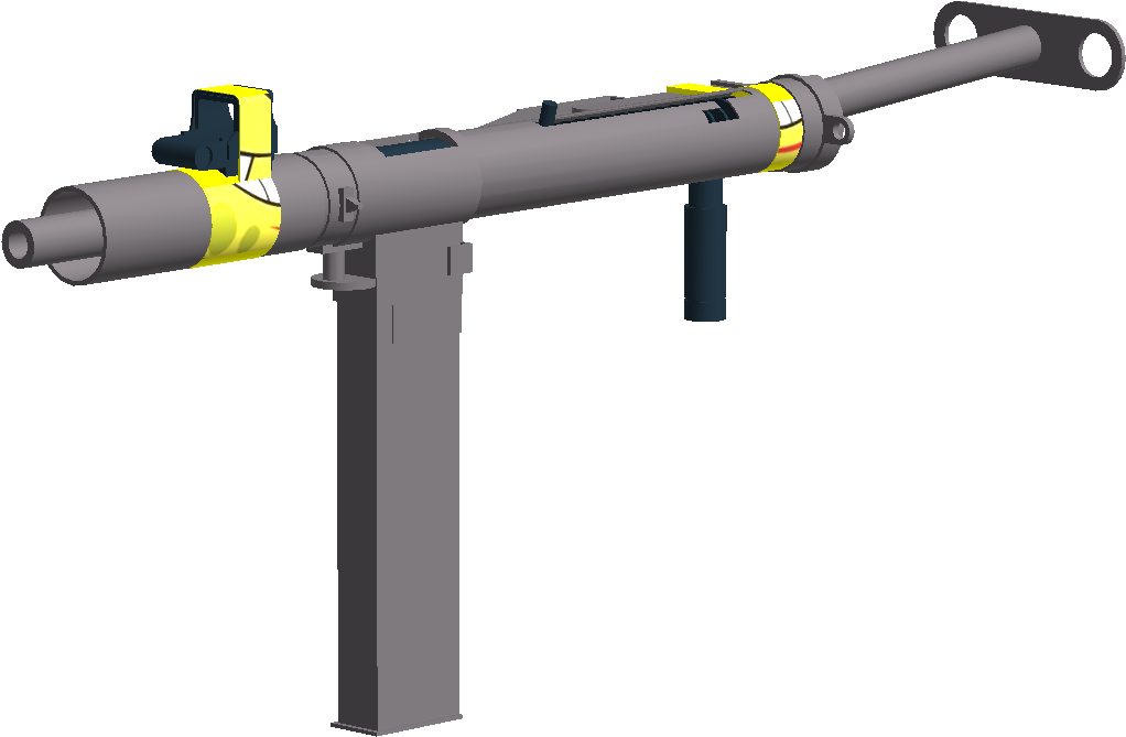 Sten01 - Ranged Weapon (1100x700), Png Download