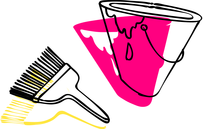 Paintbrush Watercolor Painting Computer Icons - พู่กัน Png (528x340), Png Download