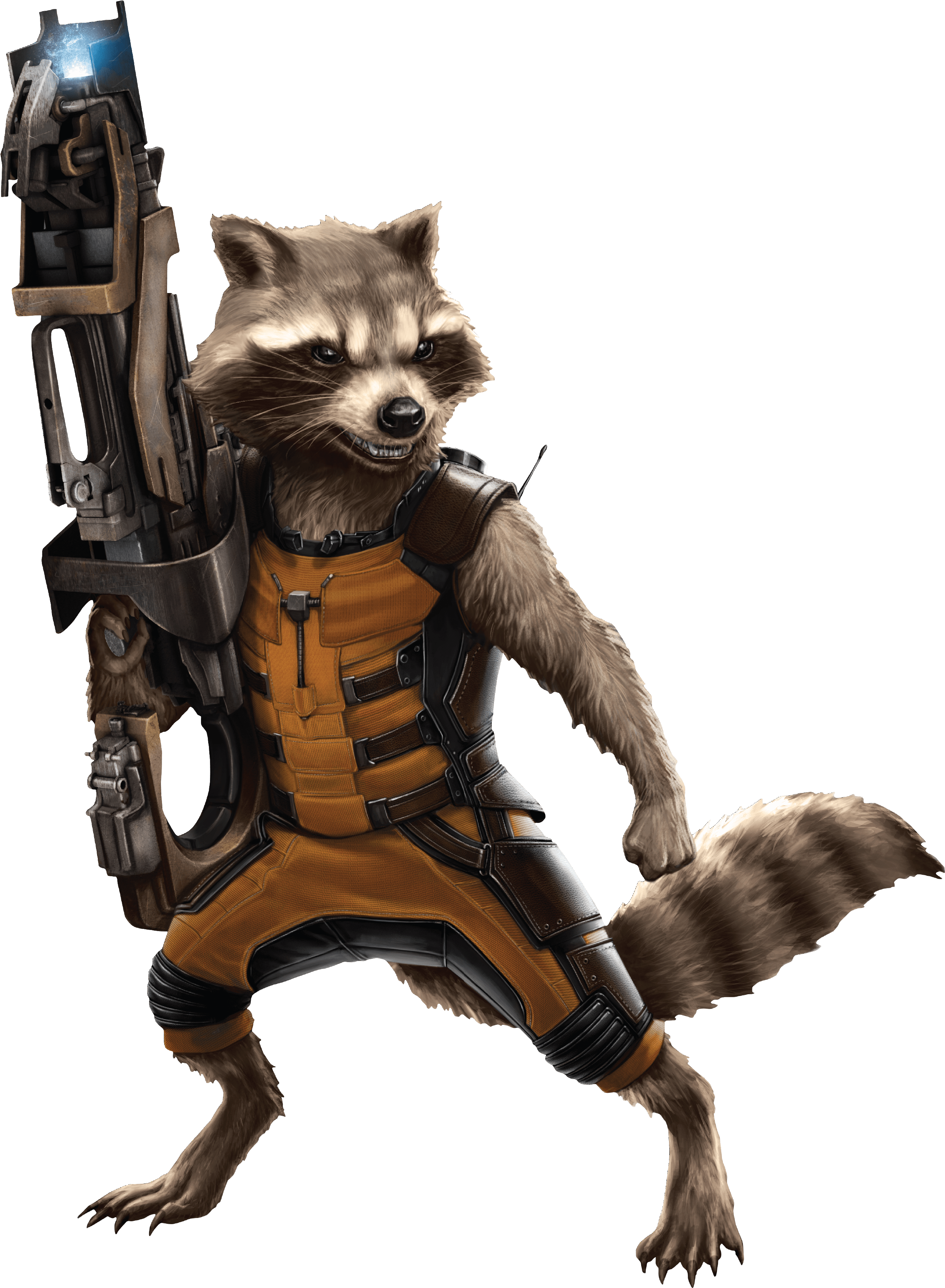 At The Movies - Rocket Guardians Of The Galaxy No Background (2658x3609), Png Download