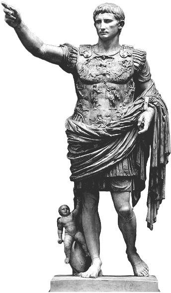 The Roman Empire Is Officially Established As The Senate - Roman Nobles (374x604), Png Download