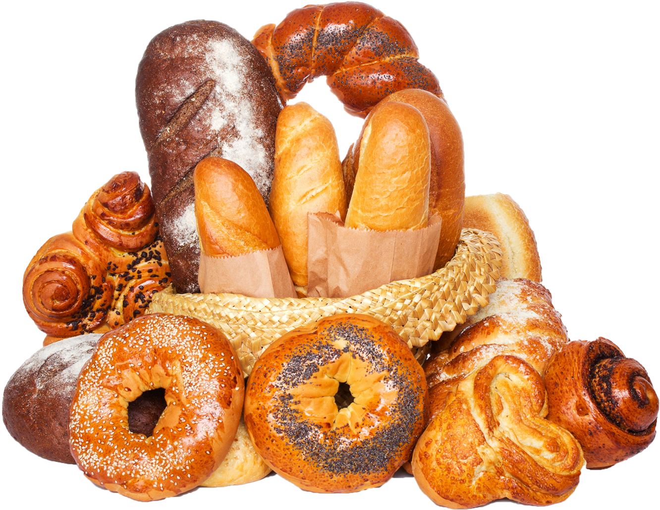 Baked Bread Png Image - Roscas Png (1500x1187), Png Download
