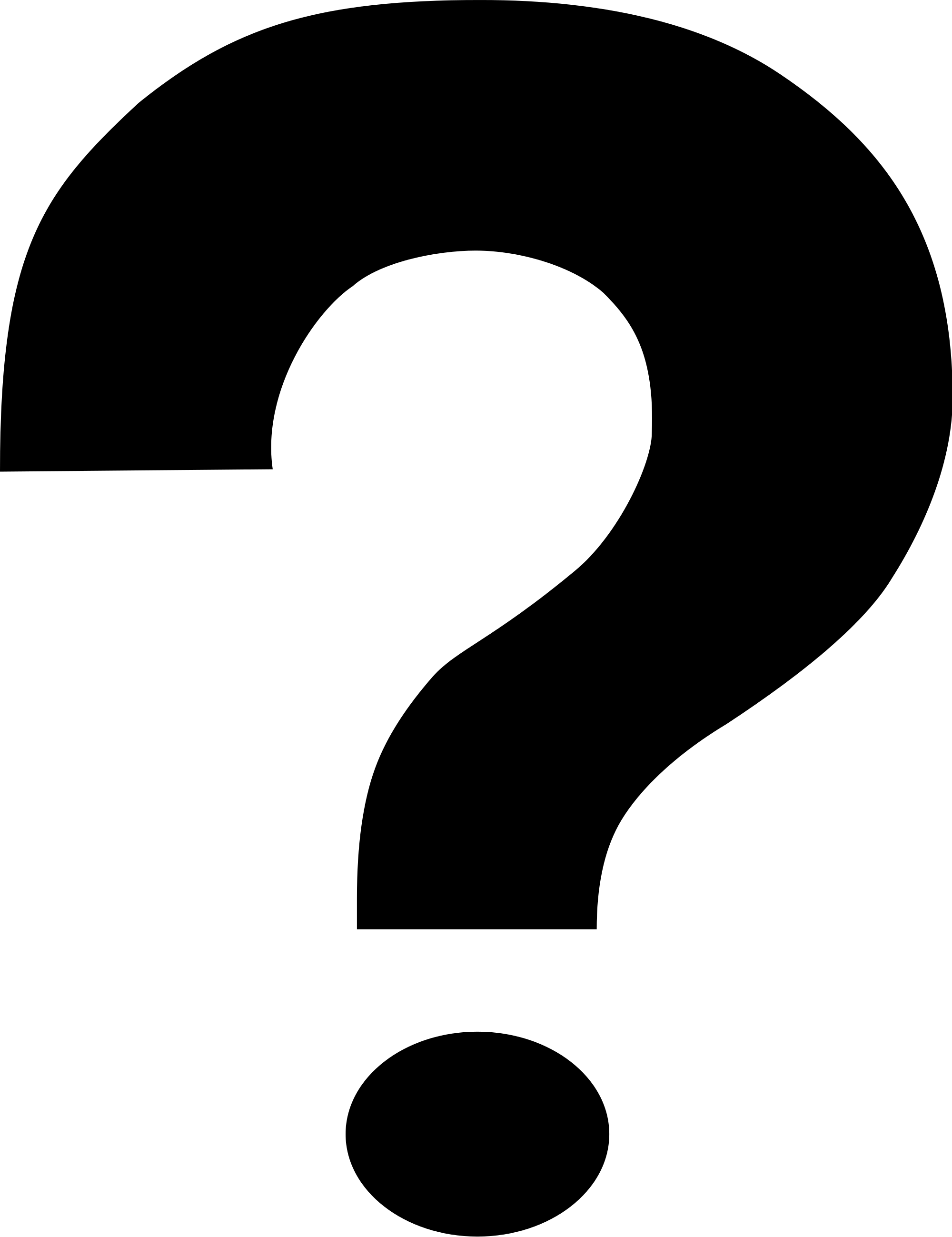 Question Mark - Png - Question Mark Black Png (461x599), Png Download