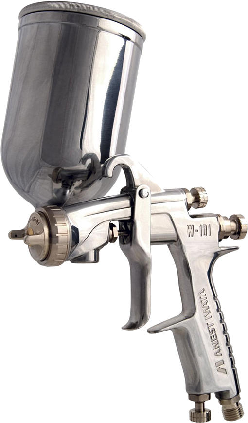 Anest Iwata Century Series W 101 Spray Gun With Pc - Spray Gun Anest Iwata W 100 (650x1000), Png Download