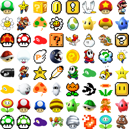 Search - Super Mario Round Badges 1.75" Refrigerator Magnet (448x448), Png Download