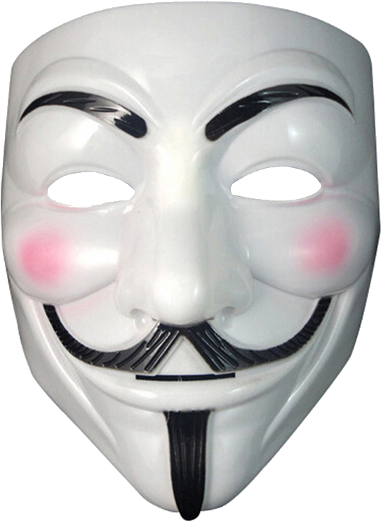 Anonymous Mask Png Image - Halloween Party Guy Fawkes V For Vendetta Anonymous (800x800), Png Download