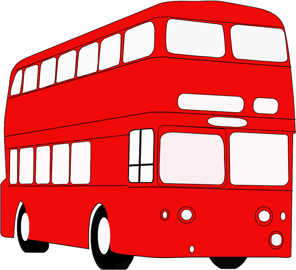 Double Decker Bus Clipart At Getdrawings - London Bus Png (1000x910), Png Download