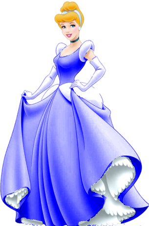 1950 Cinderella - Disney Princess (lifesize Stand Up) (305x464), Png Download