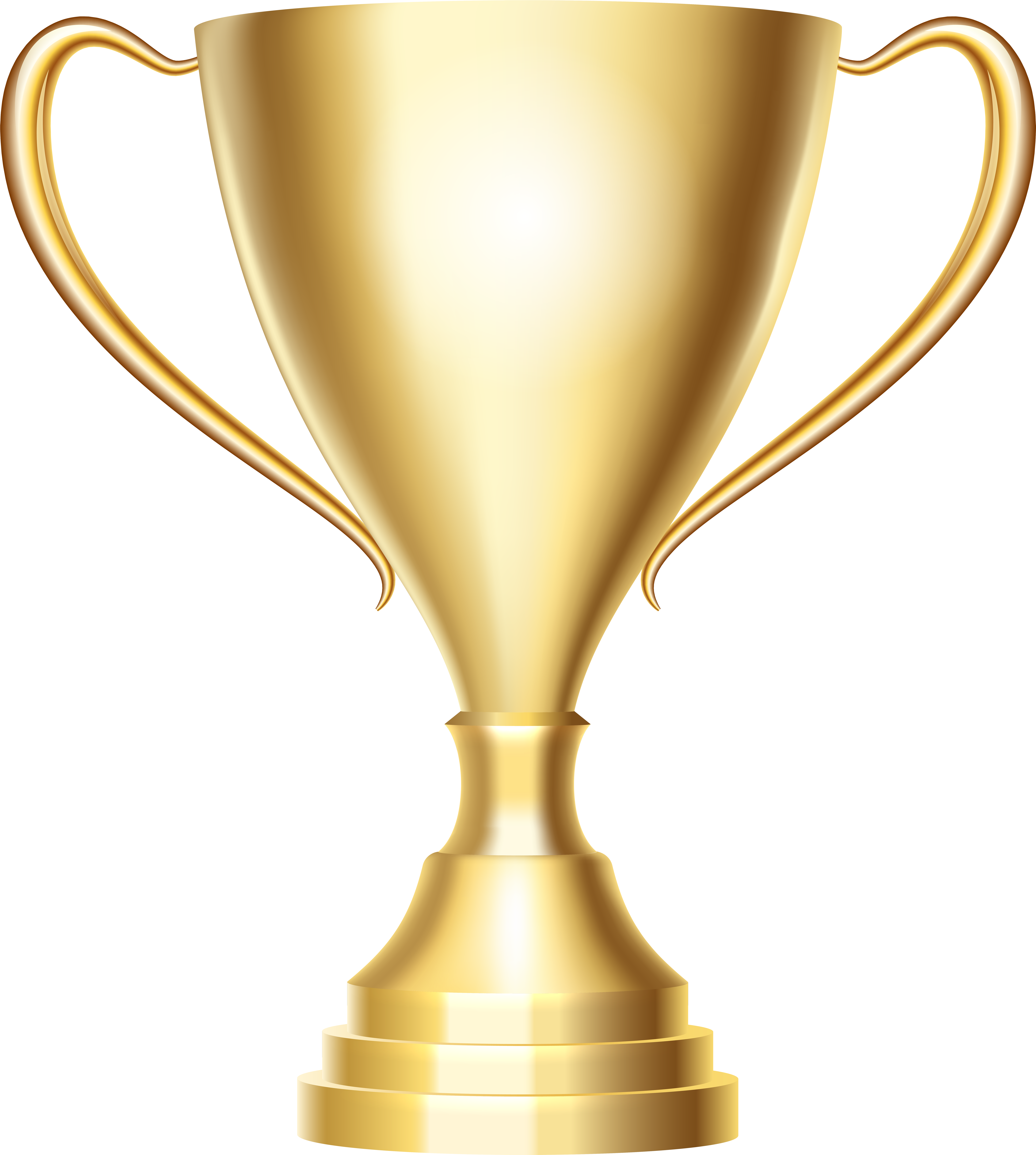 Picture Transparent Download Gold Trophy Cup Award - Gold Trophy Cup (538x600), Png Download