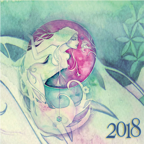 Soul Bird Art Calendar - Painting (980x600), Png Download