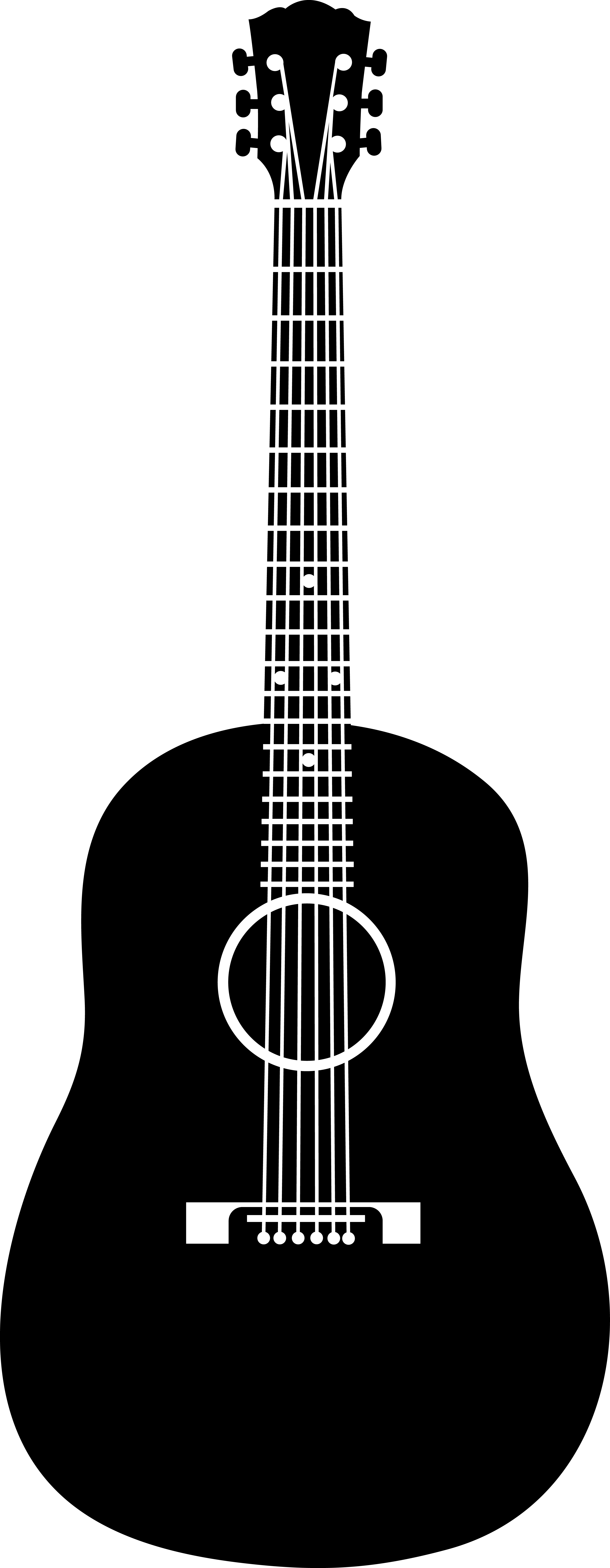 Guitar Png Black And White