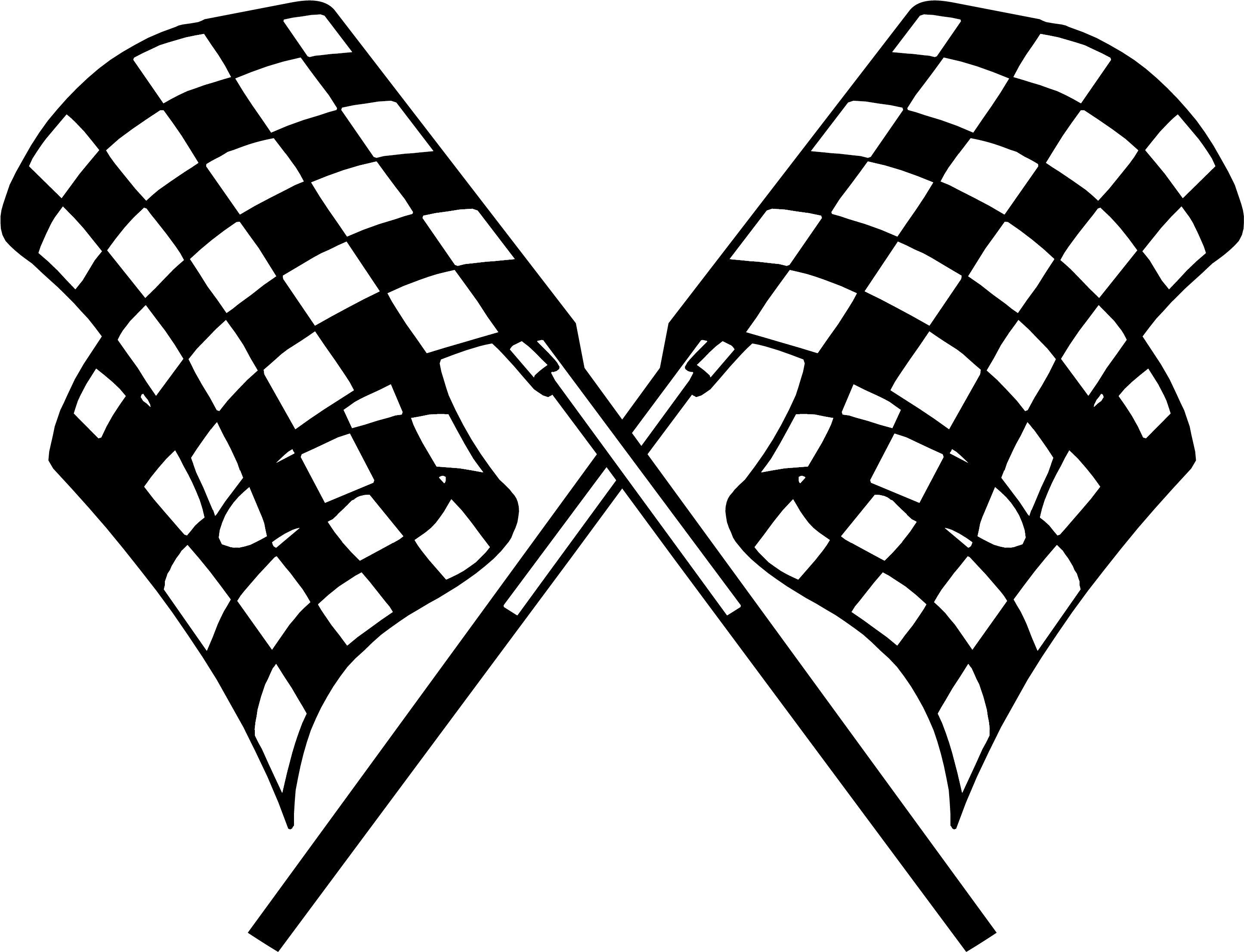 Transparent Backround Checkerboard - Race Flags Transparent Background (400x306), Png Download