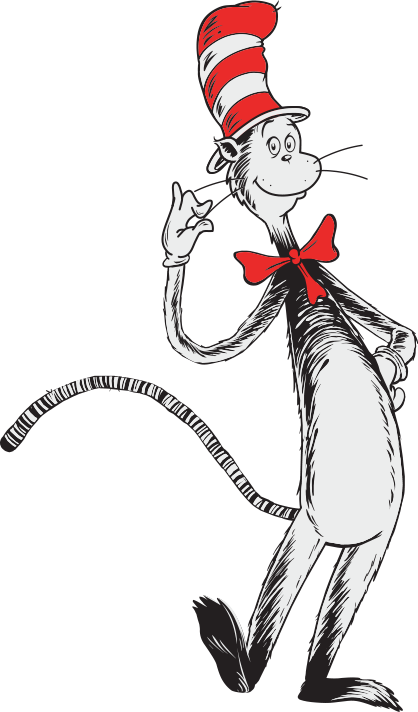 Banner Download Cat In The Hat Png Hd Transparent Cat - Character Cat In The Hat (418x712), Png Download