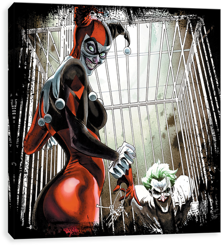 Harley And Joker Unlocked - Harley Quinn Gotham City Sirens (500x500), Png Download