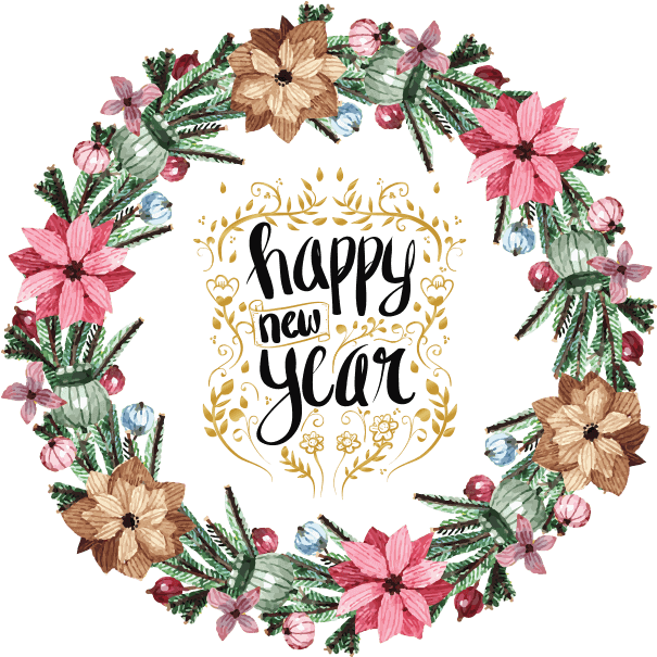 Beautiful Watercolor Christmas Messages Sticker-6 - Watercolor Painting (618x618), Png Download