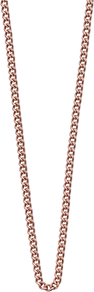 Necklace Chain 16 To 18 18k Rose Gold - Necklace (1100x1200), Png Download