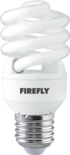 Clipart Transparent Download Spiral Compact Fluorescent - Led Firefly Daylight 45 Watts (500x500), Png Download