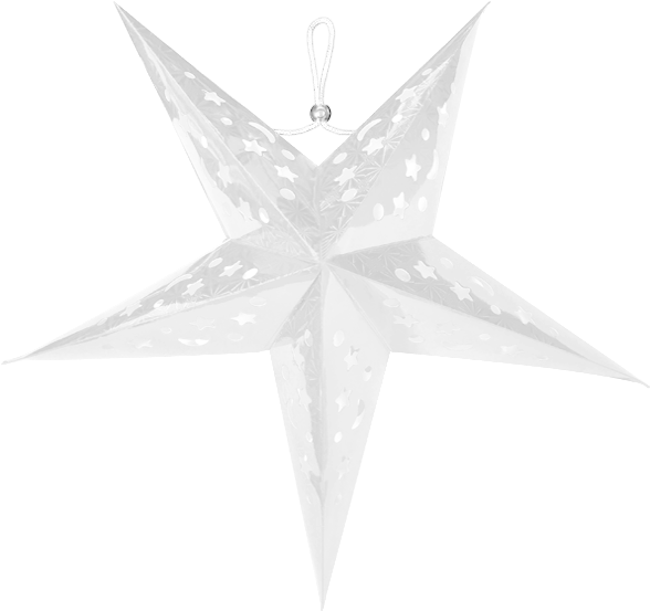 White Star Paper Lanterns - Paper (600x578), Png Download